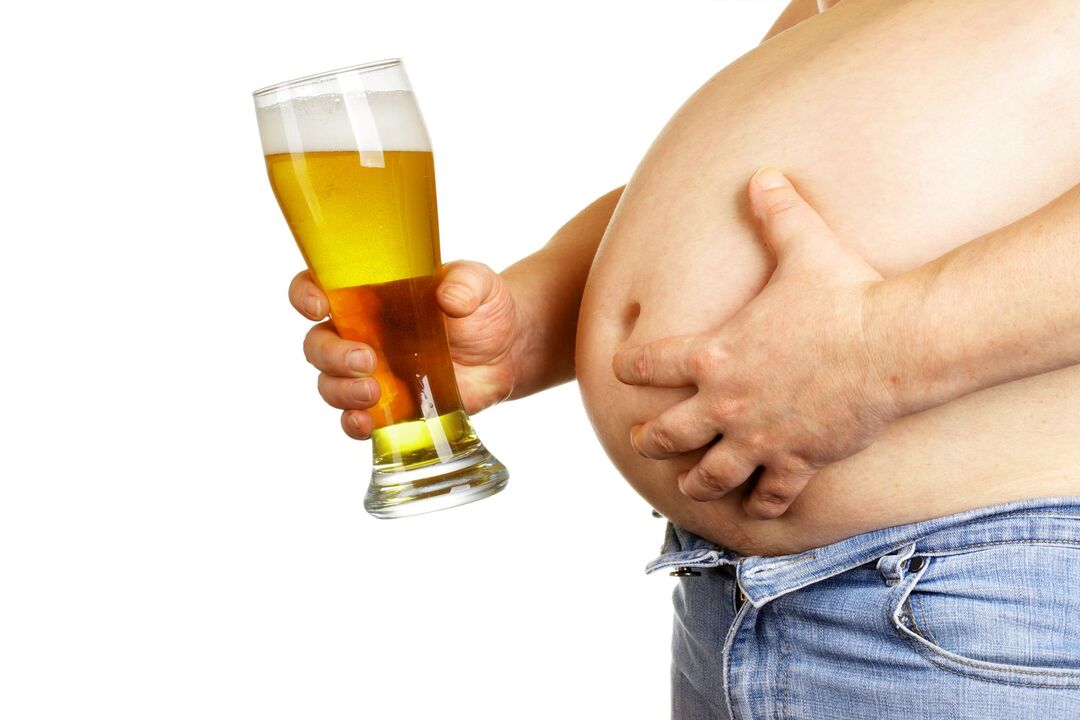 Alkohol und Übergewicht