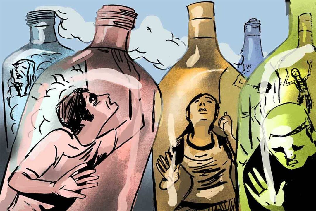 Schäden durch Alkoholismus